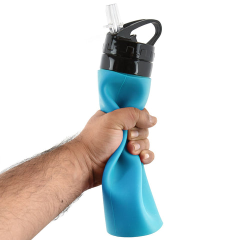 Silicone Squeezy Water Bottle