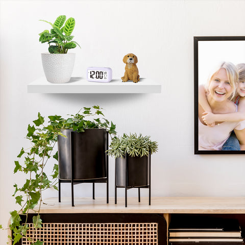 Wooden Hanging Floating Shelves