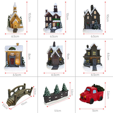 Christmas Village Scene 25 Piece