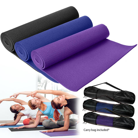 6mm Thick Non Slip Exercise Yoga Mats Gym