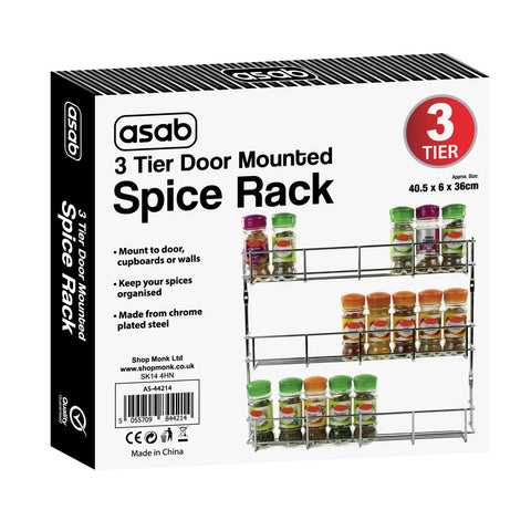 Spice Herb Jar Rack Holder Kitchen Spice Rack