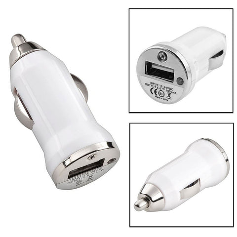 Universal In Car Bullet USB Charger Compact Travel