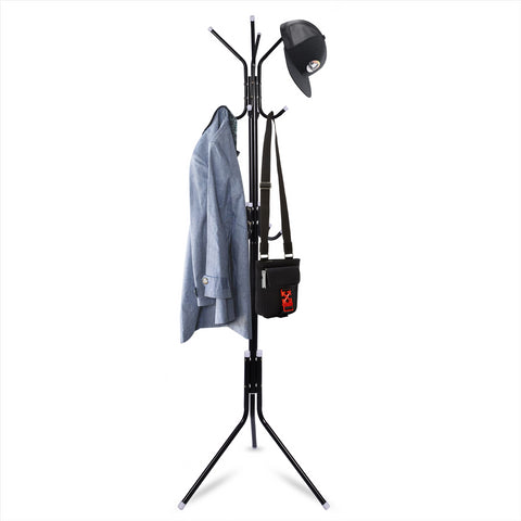 Coat Stand Clothes Hanger Rack 12 Hooks