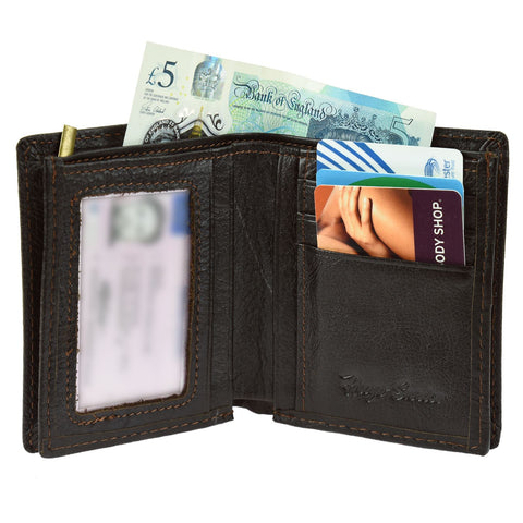 Hugo Enrico Flip Stitch Wallet