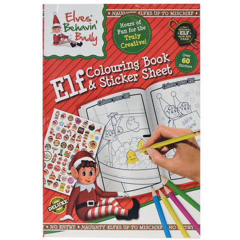 Elf Colouring & Sticker Book