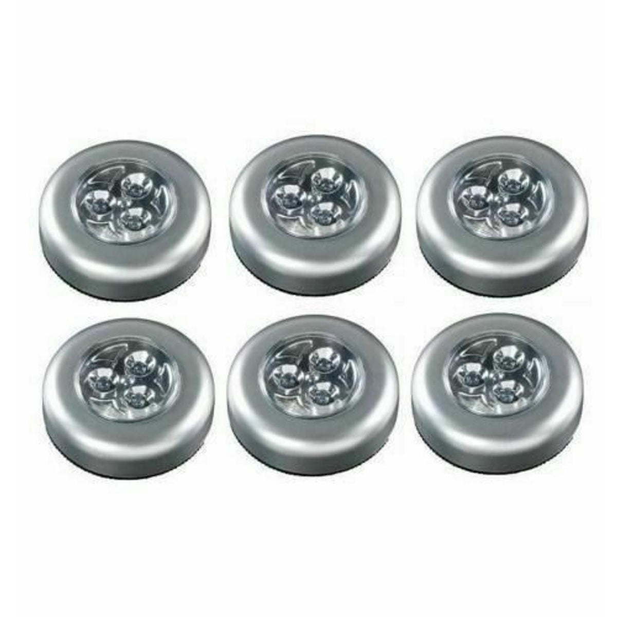 6 x Stick n Click led push lights