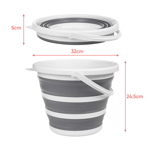 10L Silicone Collapsible Kitchen Bucket