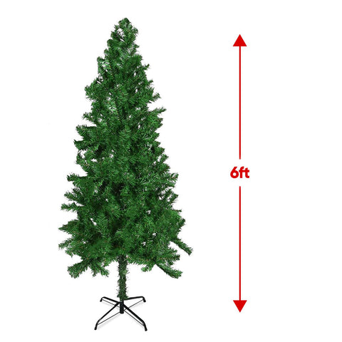 Green Artificial Christmas Tree 6Ft