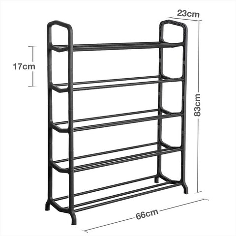 Metal Shoe Rack Stand 5 Tier