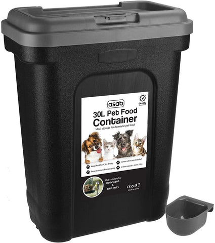 Pet Food Storage Container with Scoop