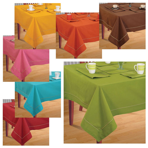 4 Seater Dinner Party Table Linen Tablecloth Cover