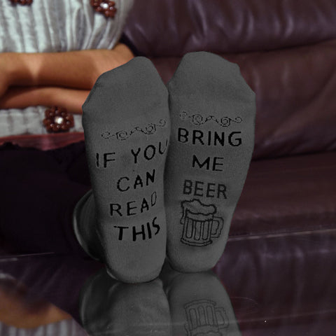 Novelty Socks - If You Can Read This