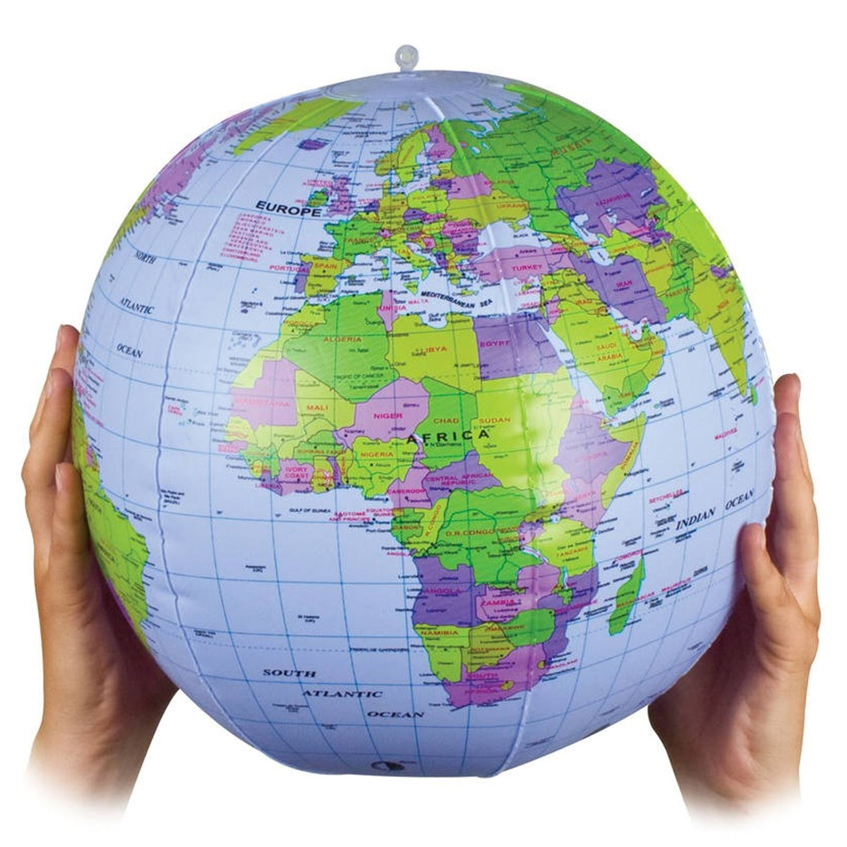 PVC Inflatable Blow Up World Globe 30CM