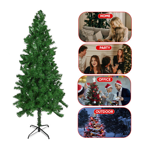 Green Artificial Christmas Tree 6Ft