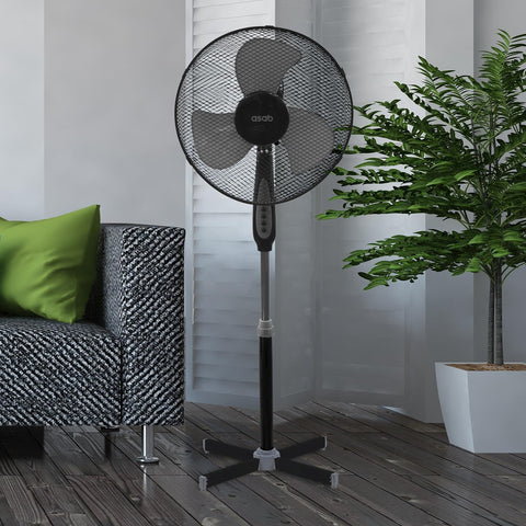 2Pcs Electric Oscillating Pedestal Fan 16 Inch