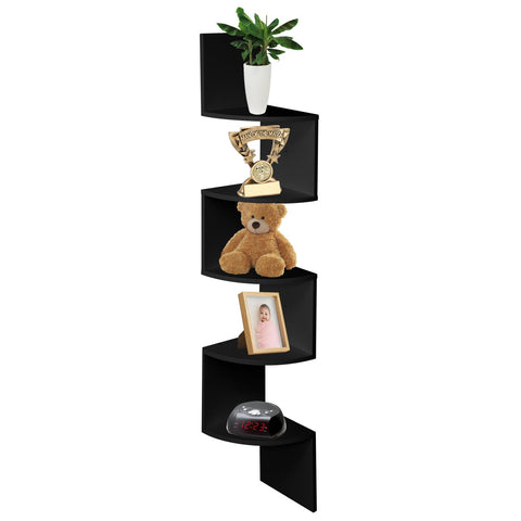 5 Tier Floating Wall Shelf