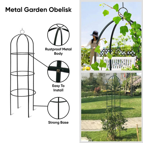 Garden Obelisk - Green