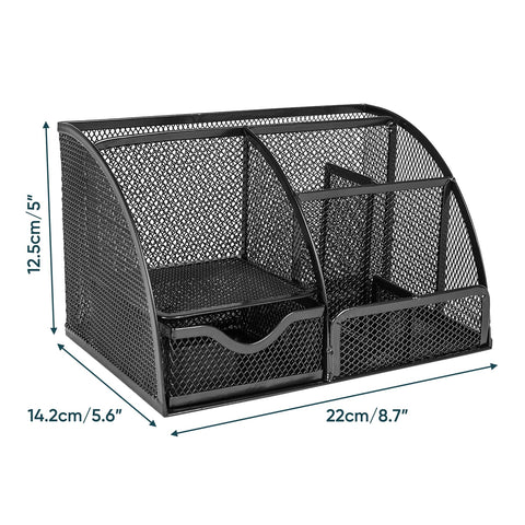 Office Mesh Stationery Desk Organiser