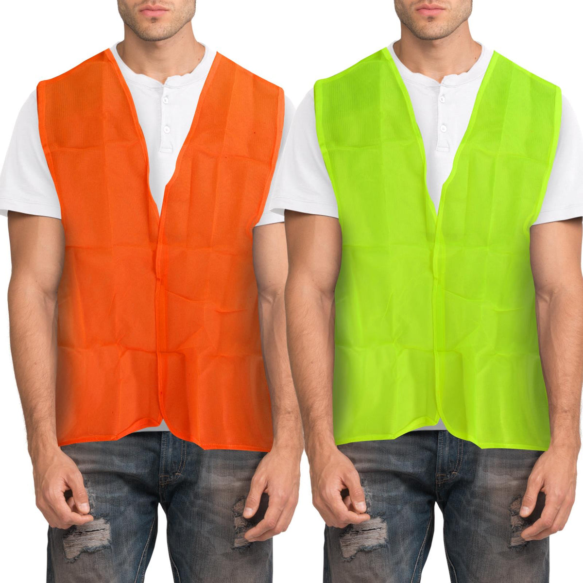 Fluorescent High Vis Visibility Waistcoat