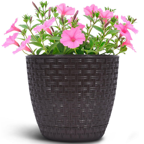 Rattan Saksi Flower Pot