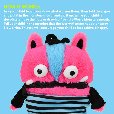 Worry Monster Pink