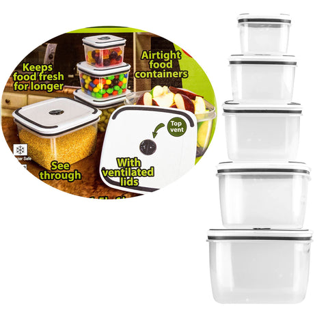 10 Piece Food Storage Containers