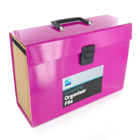 A4 Expanding Box File 19 Pocket Documents Organiser