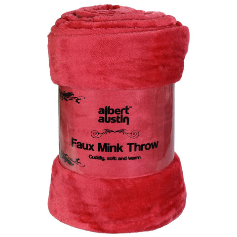 Faux Mink Throw Blanket 200 x 240 cm