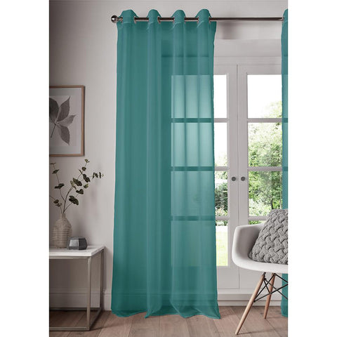 Eyelet Top Voile Curtains