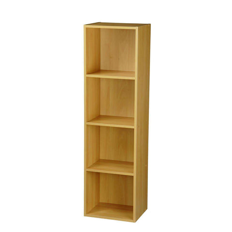 4 Tier Book Case 30 X 23.5 X 106Cm Beech