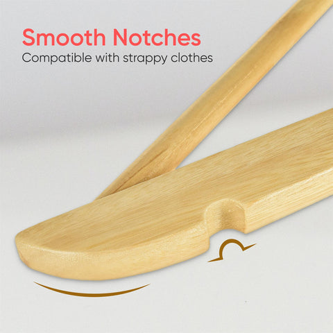 Wooden Hangers Garment Clothes Wardrobe