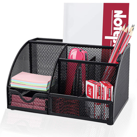 Office Mesh Stationery Desk Organiser