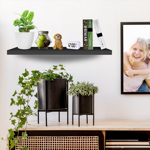 Wooden Hanging Floating Shelves