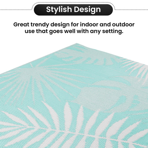 Outdoor Rug 180Cm X 120Cm - Green