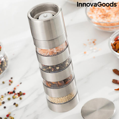 4 in 1 Pepper Mill Salt Grinder